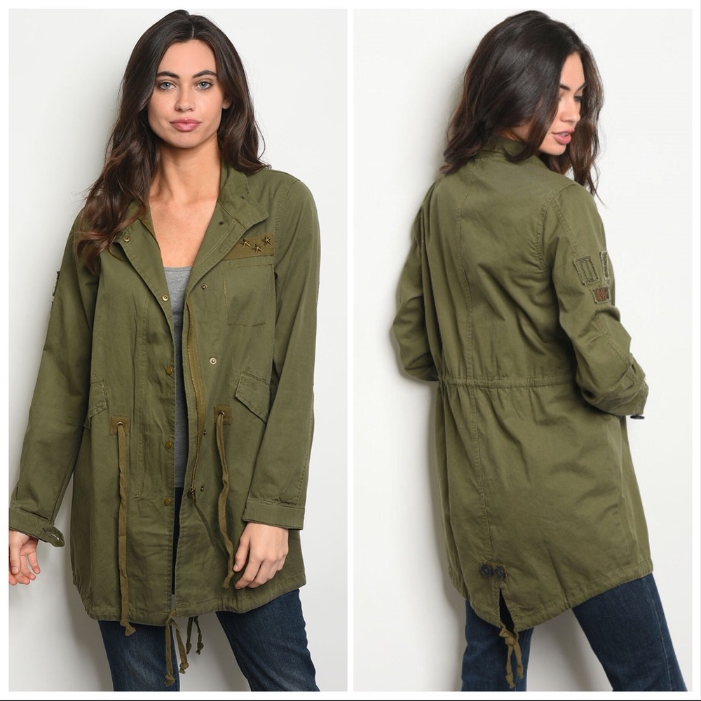 ❌❌SOLD: Olive Green Utility Jacket